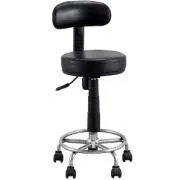 Кресло врача - С регулировкой, без спинки SKE016 (кожаный стул, со спинки)#1