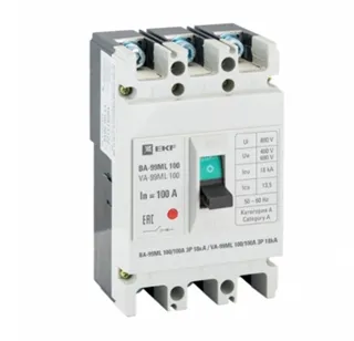 Автоматический выключатель ВА-99МL 100/100А 3P 18кА EKF Basic#1