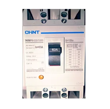 Автоматический выключатель NM1-63S 3P 10A 15кА#1