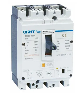 Автоматический выключатель NM8NL-125 4P A RCD1 УЗО (30mA-1A) 50kA#1
