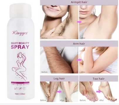 Спрей для депиляции Silky Beauty Spray от Kingyes#1