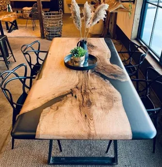 Эпоксидный стол из дерева#2