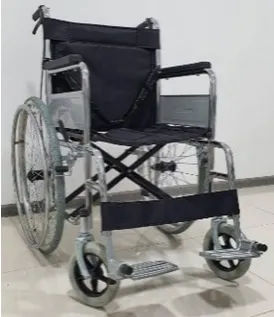 Складная инвалидная коляска с твердыми колесами MQ102#1