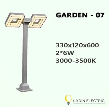 Садово-парковый светодиодный светильник “GARDEN-07” 12Вт IP65#1