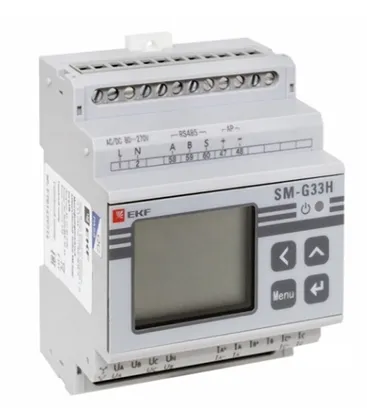 Многофункциональный измерительный прибор SM-G33H с жидкокристаллическим дисплеем на DIN-рейку#1