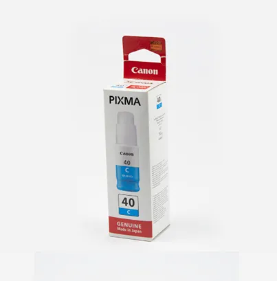 Чернила Canon INK Botll GL-40 C EMB (чернила, 70 мл, голубой) для Canon PIXMA G5040/6040/7040 (оригинал)#1