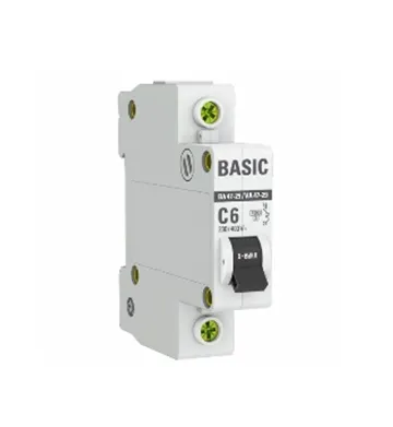Автоматический выключатель 1P 10А (C) 4,5кА ВА 47-29 EKF Basic#1