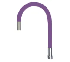 Излив G550-8 (фиолетовый) гибкий цветной#1