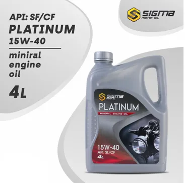 Моторное масло PLATINUM SAE 15W-40 4л#1
