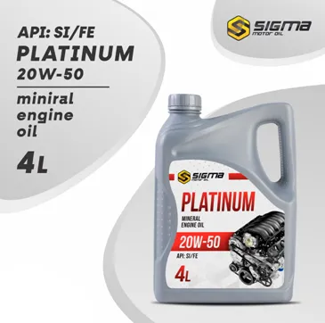 Моторное масло PLATINUM SAE 20W-50 4л#1