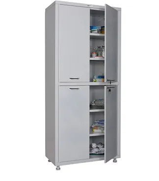 Металлический медицинский шкаф для хранения инструментов МД 2 1780/SS 1750*800*400 мм#1