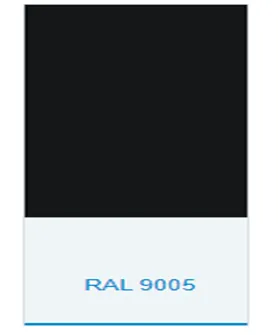 Полиэфирная порошковая краска E3DM70000020  INFRALIT PE 8317-02, RAL-9005 (черная матовая)#2