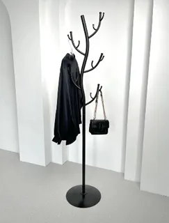 Вешалка для одежды ЗМИ Дерево черный#2
