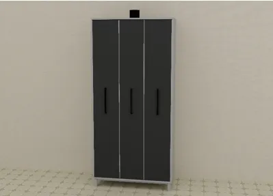 Шкаф для хранения хим реактивов 900*580*2000 мм, модель 1#1