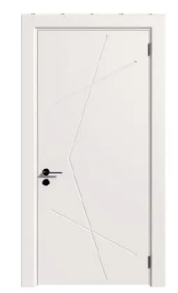 Межкомнатные двери, модель: ZVEZDA, цвет: Эмаль белая#1