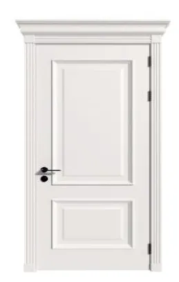 Межкомнатные двери, модель: RIMINI 1, цвет: Эмаль белая#1