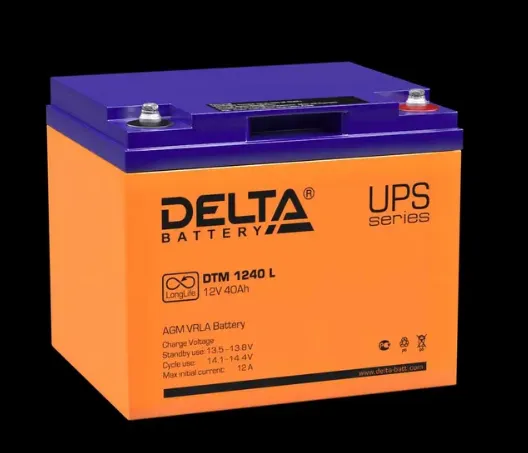 Аккумулятор Delta DTM L 12V 40Ah#1