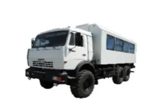 KAMAZ 43118-1048-10 6x6 shassisi asosidagi ekipaj avtobusi#1