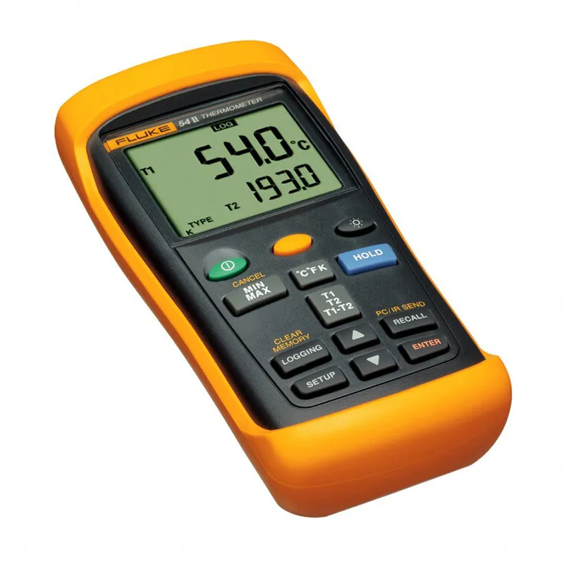 Fluke 54 II B — двухканальный цифровой термометр с регистрацией измерений#1