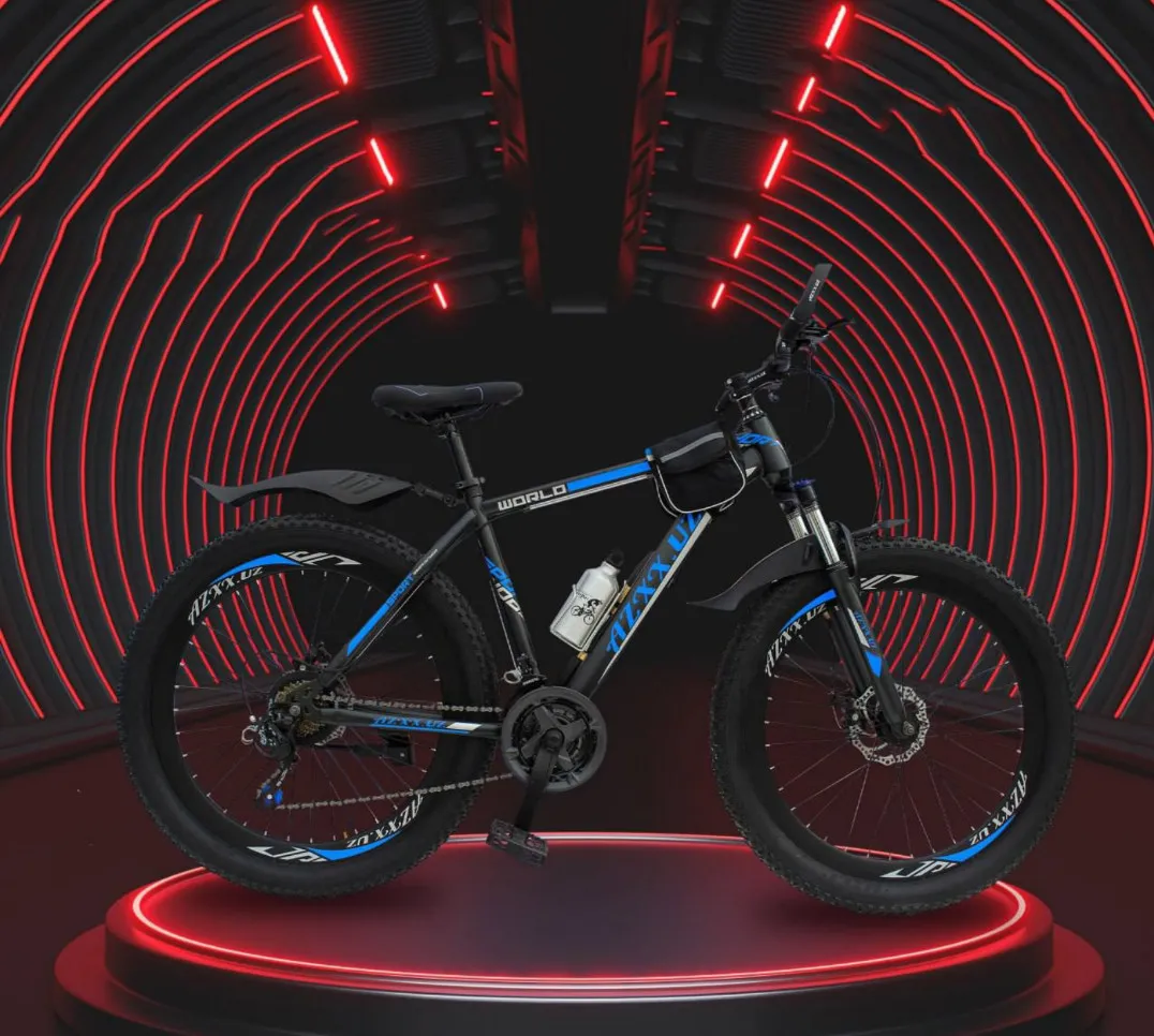 Велосипед Azxx амортизаторный 26 дюймов 3.0  Blue#2