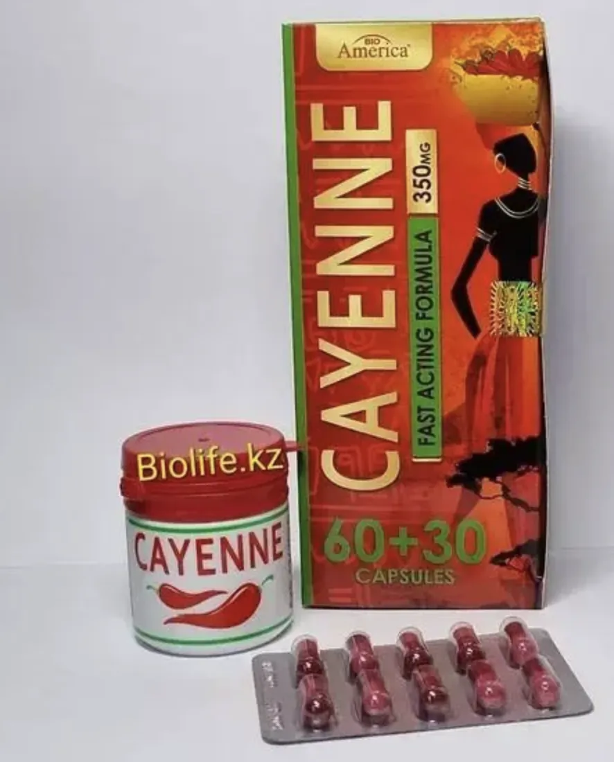 Капсулы для похудения Cayenne - Кайен, 60+30 капсул#3