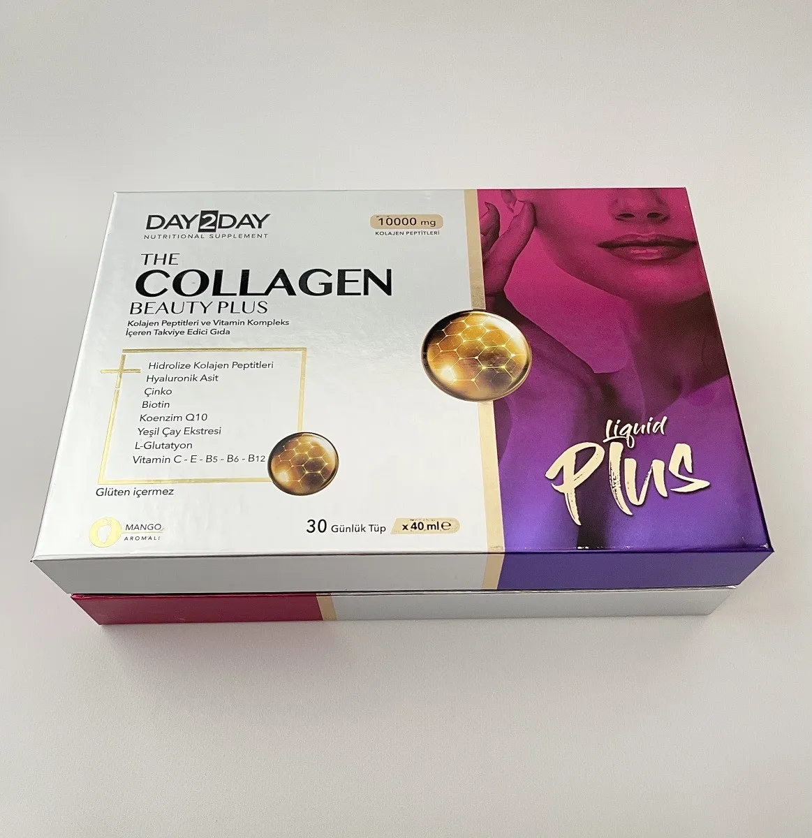 DAY2DAY Collagen Beauty Plus kollagenini ichish (40 ml dan 30 ta naycha)#3