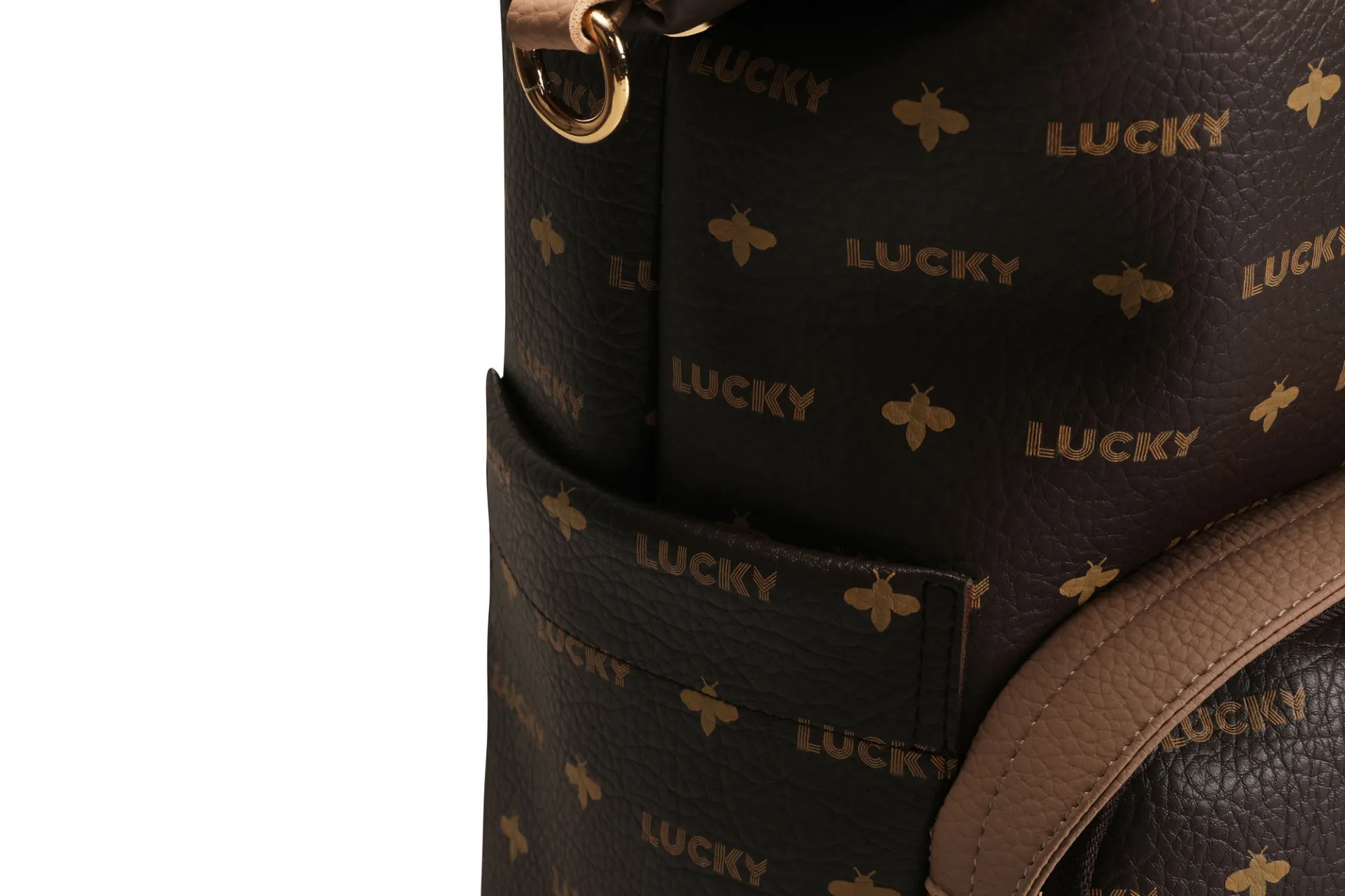 Женский рюкзак Lucky Bees 1534 Коричневый#7