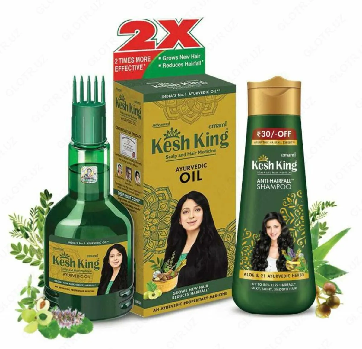 Масла для волос Кesh king oil 2 шт#2