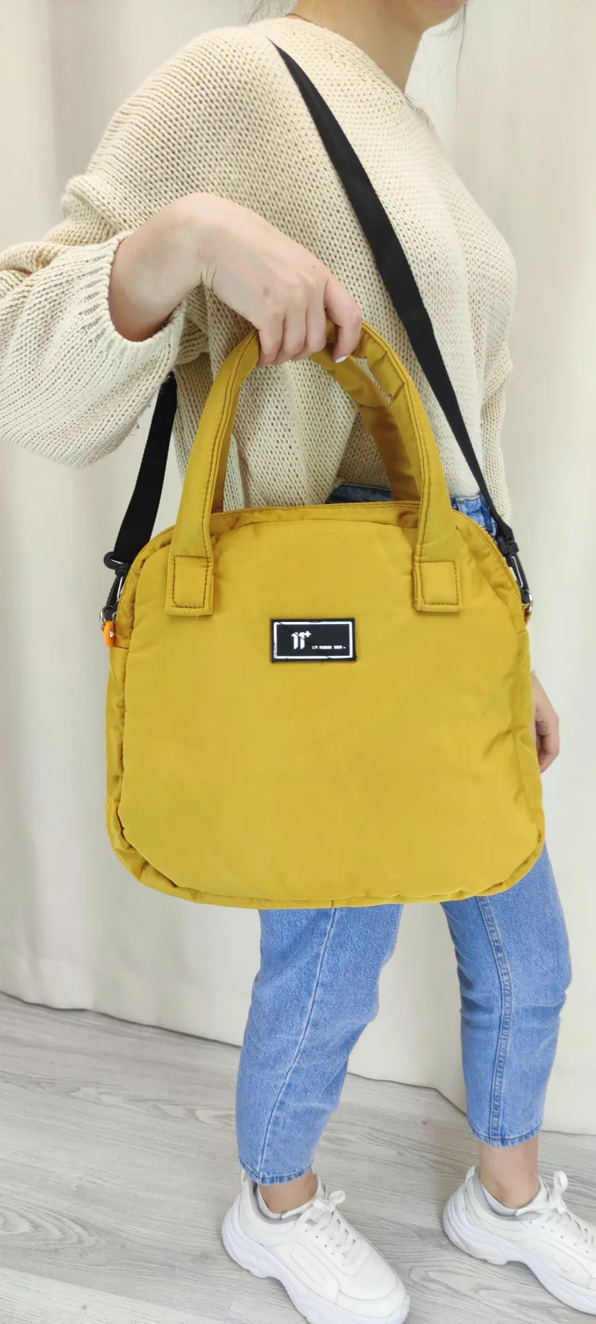 Женская сумка SHK Bag MYZTKST01 Желтая#3