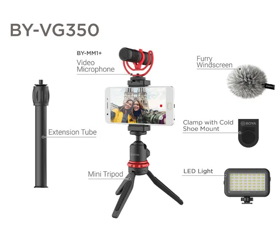 Boya BY-VG350 Лучший видео-комплект для смартфона#2
