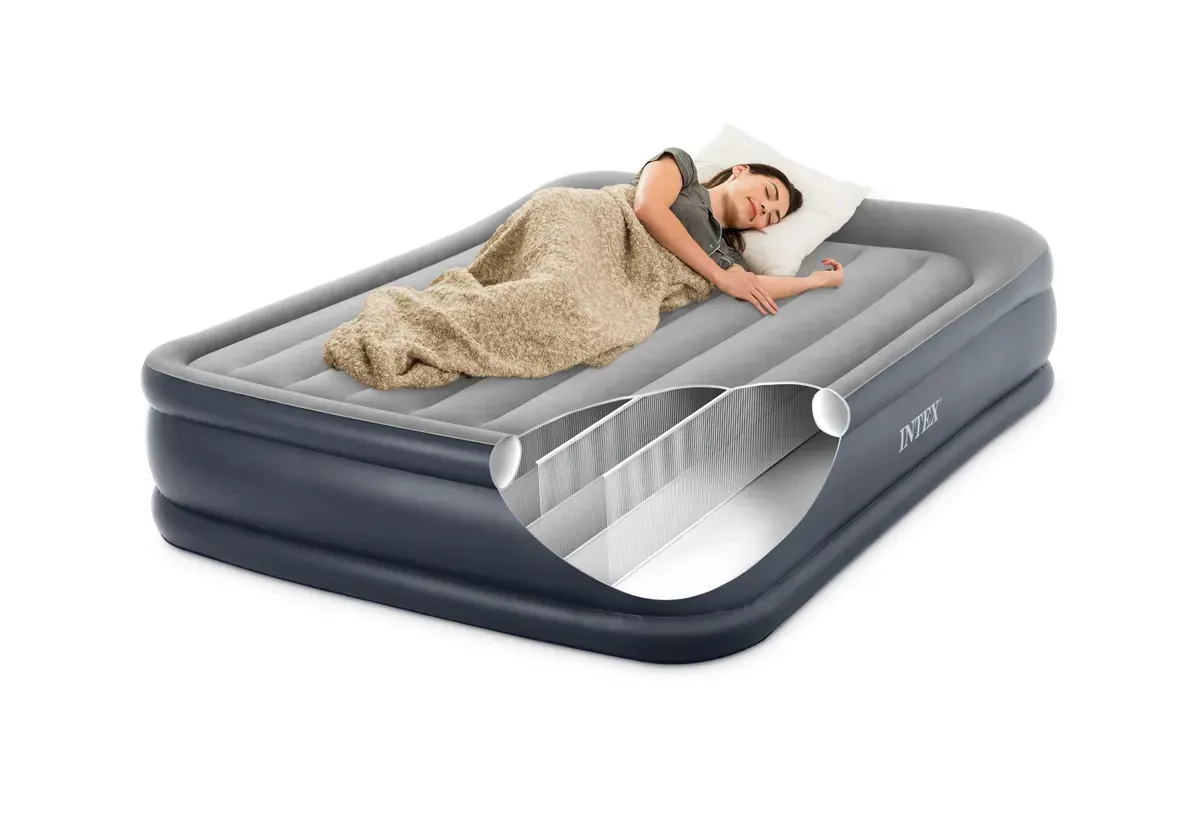 Кровать надувная Intex 64136 Deluxe Pillow Rest 203х152x42 см#4