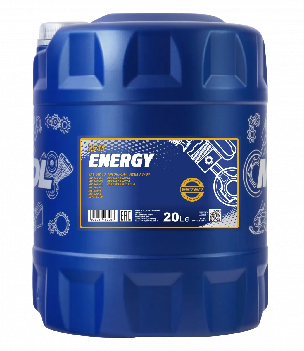 Моторное масло Mannol energy 5W-30#2
