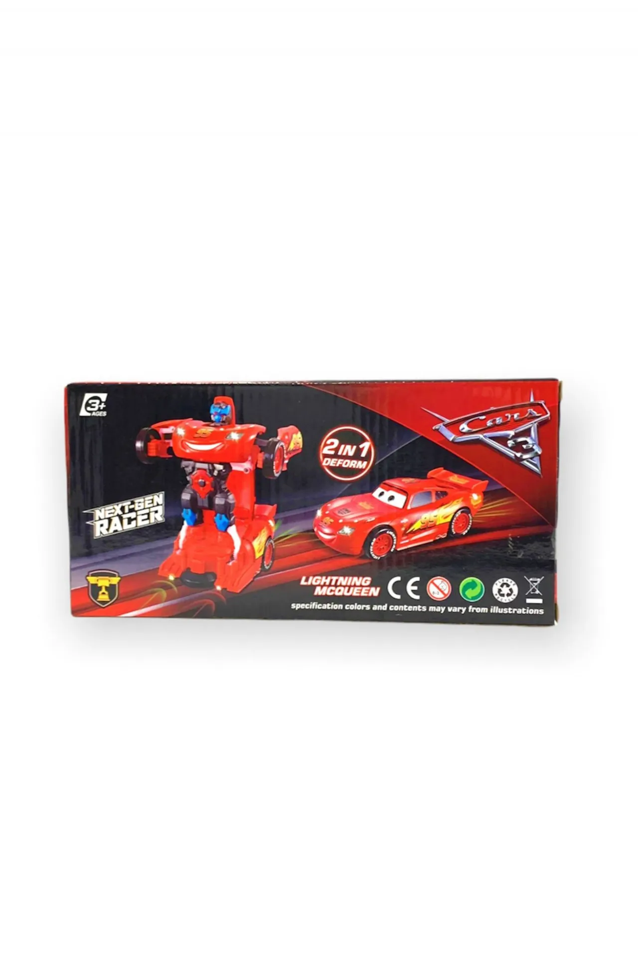 Детские игрушки-машины роботы deform lightning mcqueen 2 в 1 shk toys#4