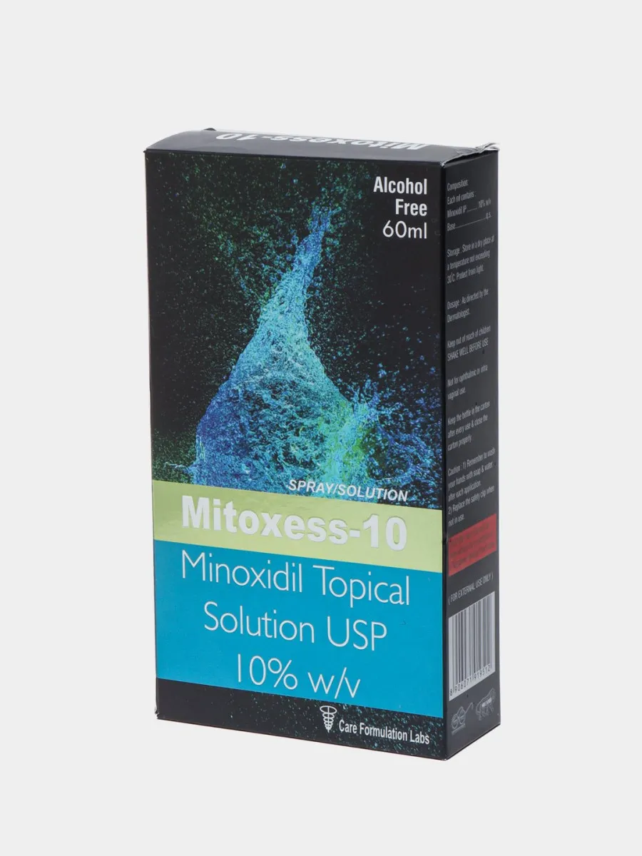 Сыворотка для роста волос и бороды Minoxidil Mitoxess Topical Solution USP 10%, 60 мл#2