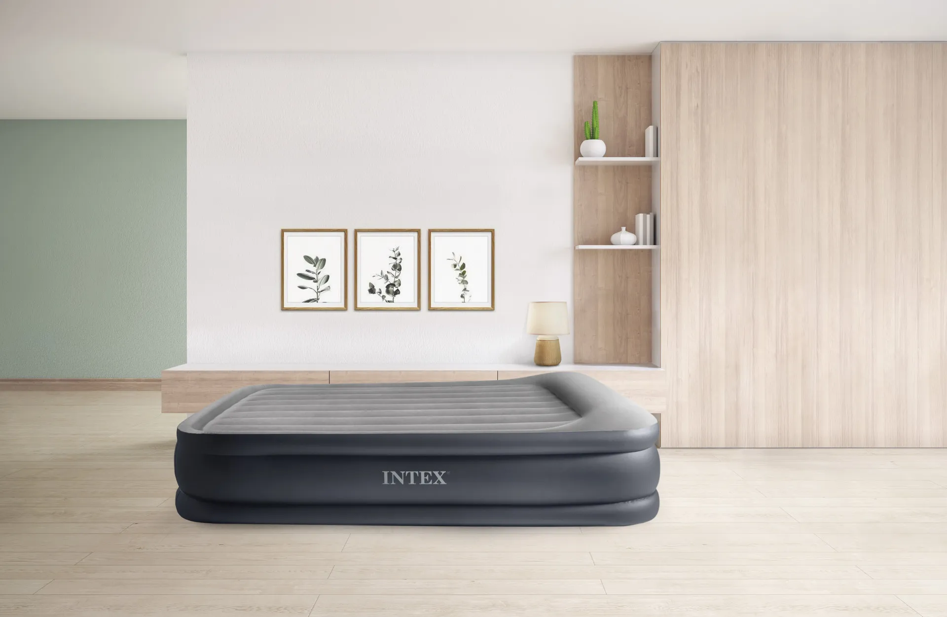 Кровать надувная Intex 64136 Deluxe Pillow Rest 203х152x42 см#6