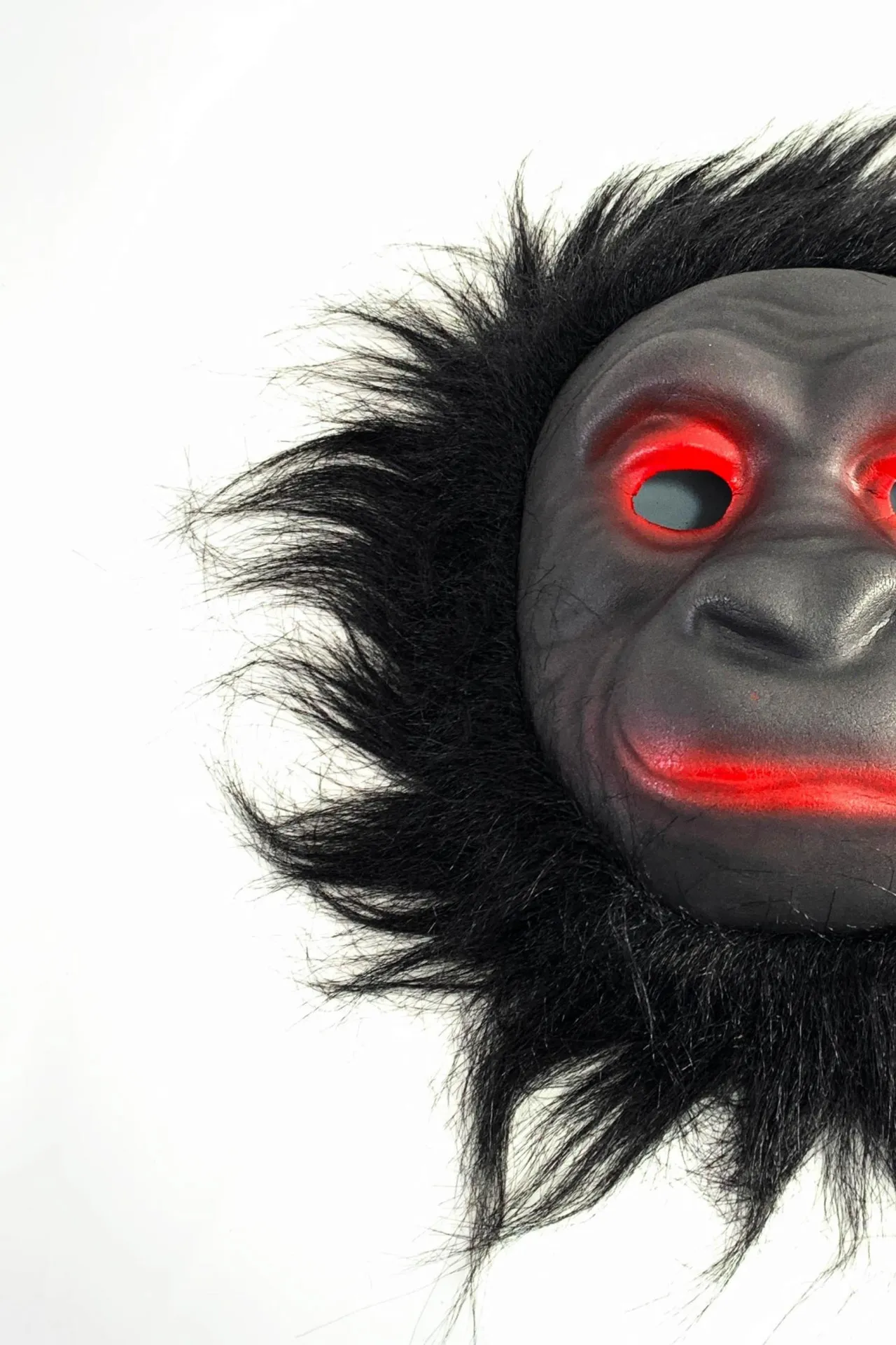 Карнавальная маска обезьяна с мехом a011 SHK Gift черный#2