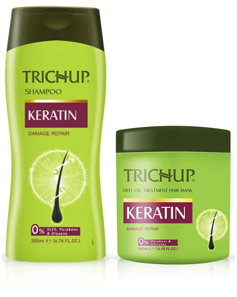Маска для волос Кератин Тричап Trichup Keratin Hair Mask, 500 мл#3