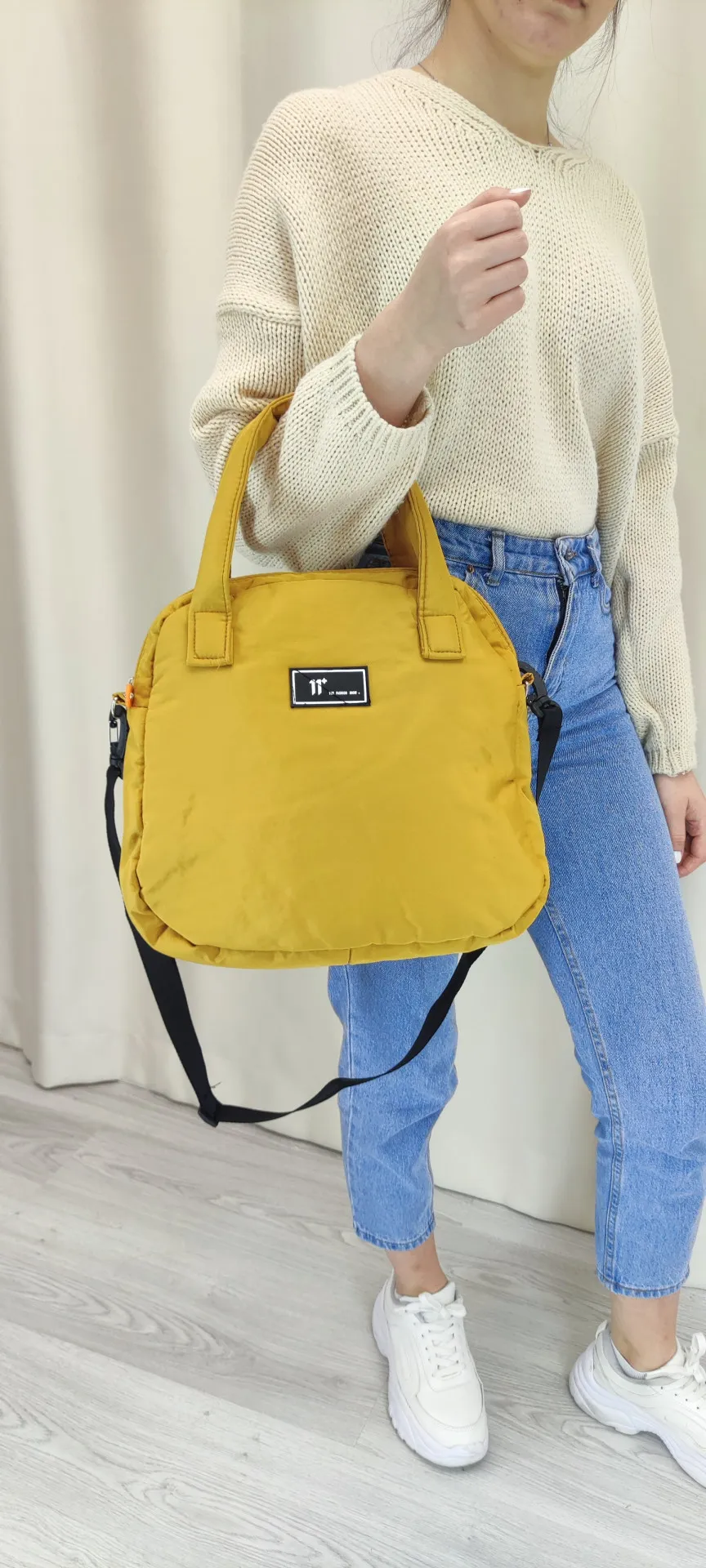 Женская сумка SHK Bag MYZTKST01 Желтая#2