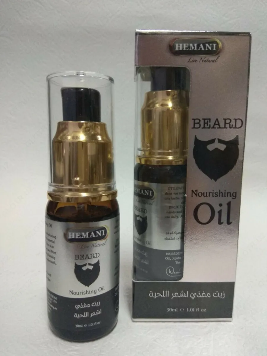 Питательное масло для бороды Hemani Beard nourishing oil#2