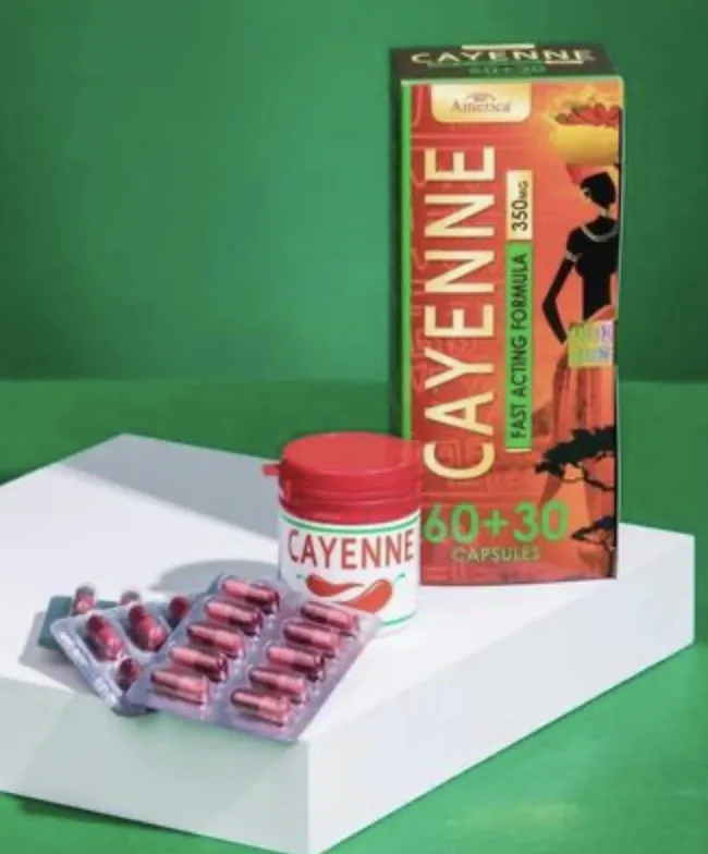 Капсулы для похудения Cayenne - Кайен, 60+30 капсул#2