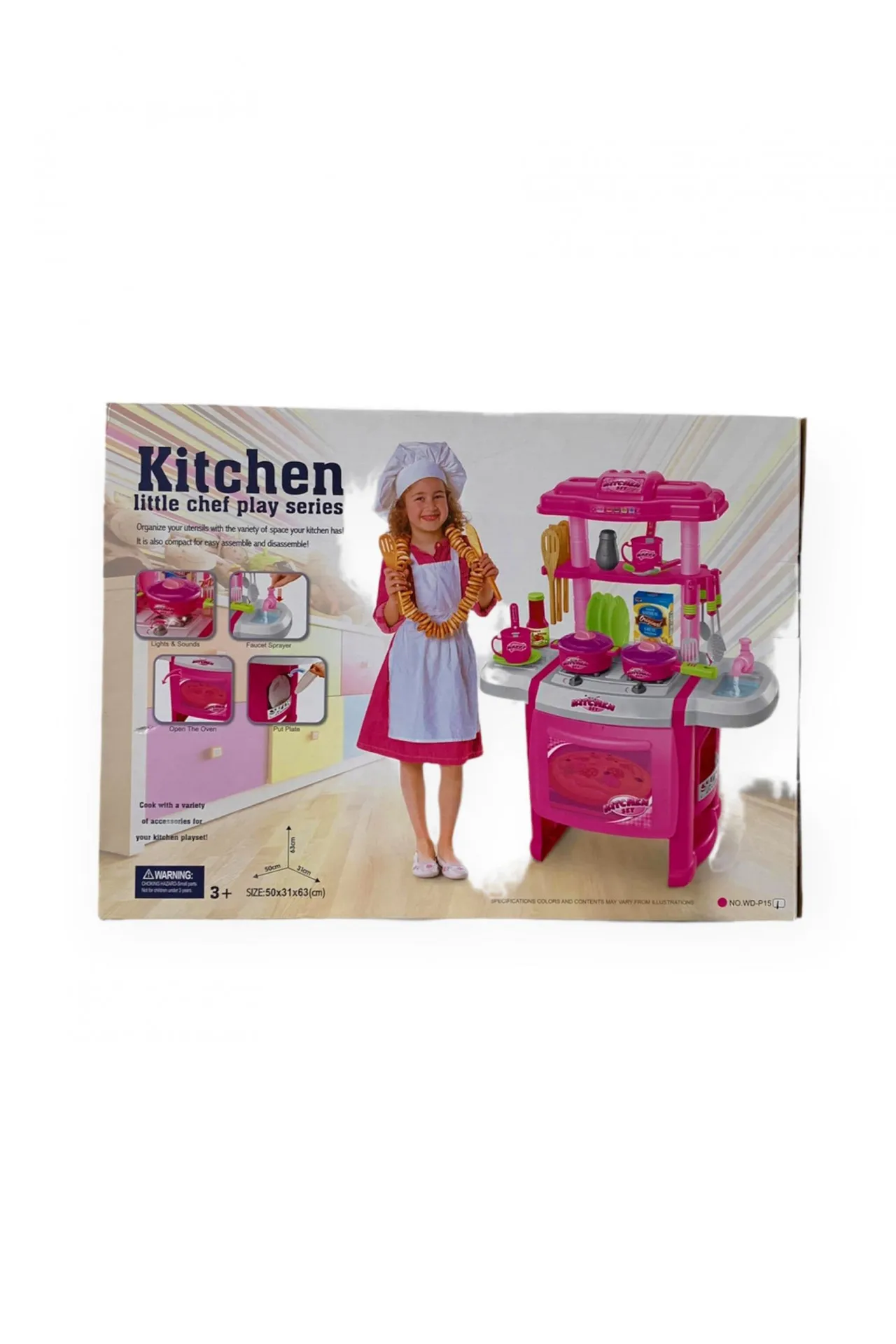 Детская кухня игровой набор kitchen little chef d027 shk toys#4