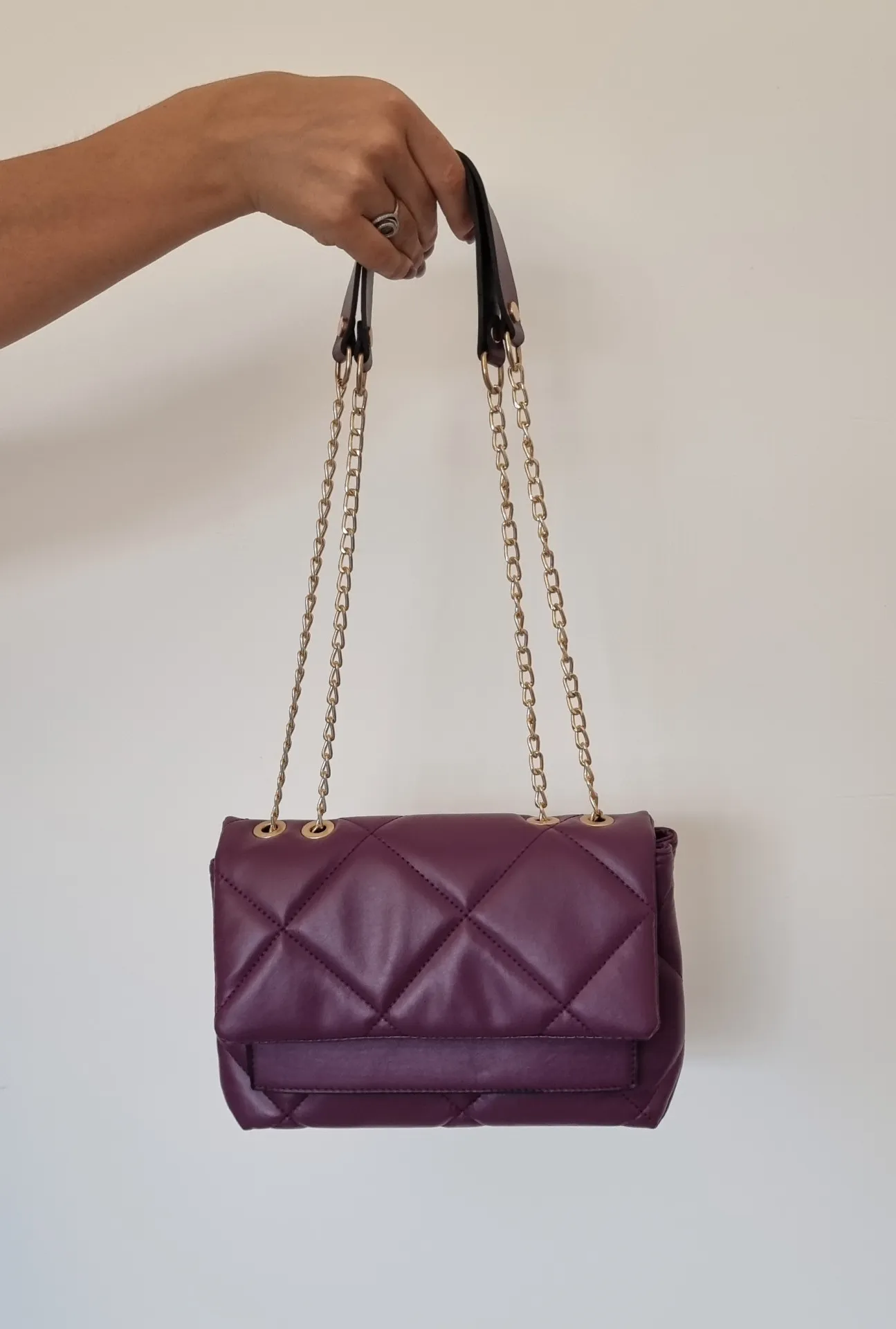 Женская сумка SHK Bag MEYZ02 Темно-фиолетовый#2