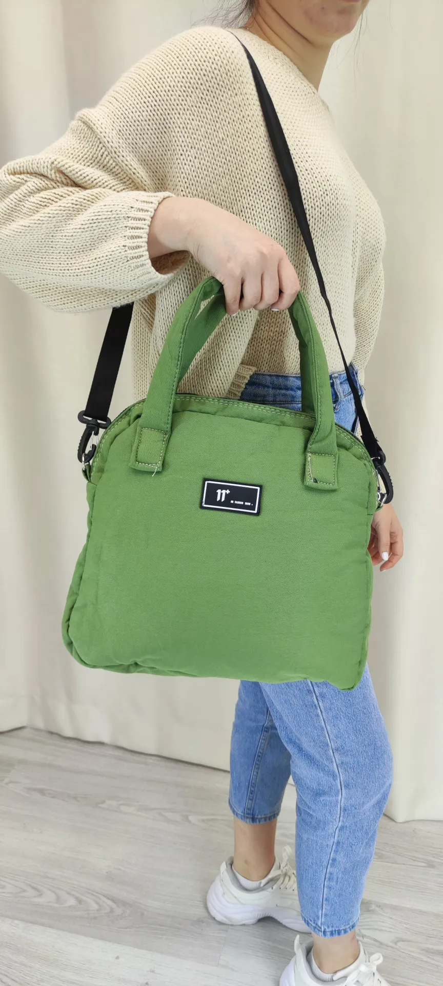 Женская сумка SHK Bag MYZTKST01 Зеленая#3