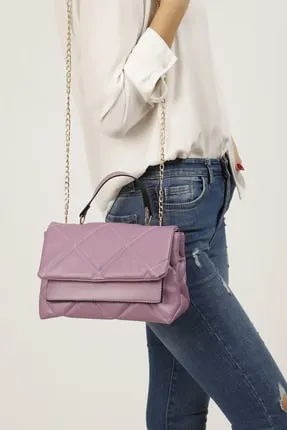 Женская сумка с вышивкой - фиолетовый shk bag#2