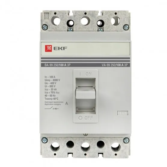 Выключатель автоматический ВА-99 250/100А 3P 35кА EKF PROxima#2