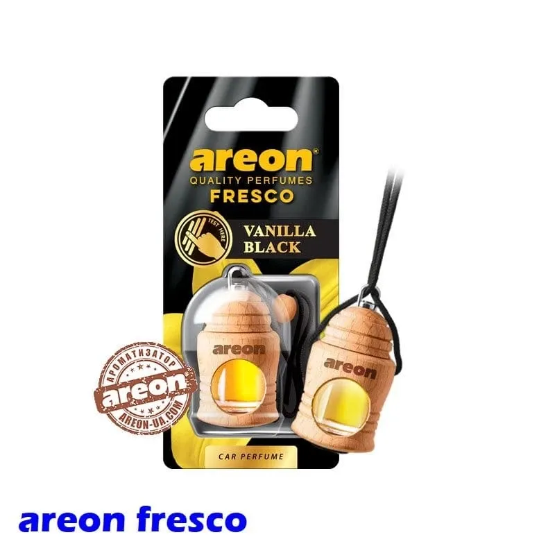 Avtomobil parfyum Areon Fresco, Qora vanil, 4 ml#1