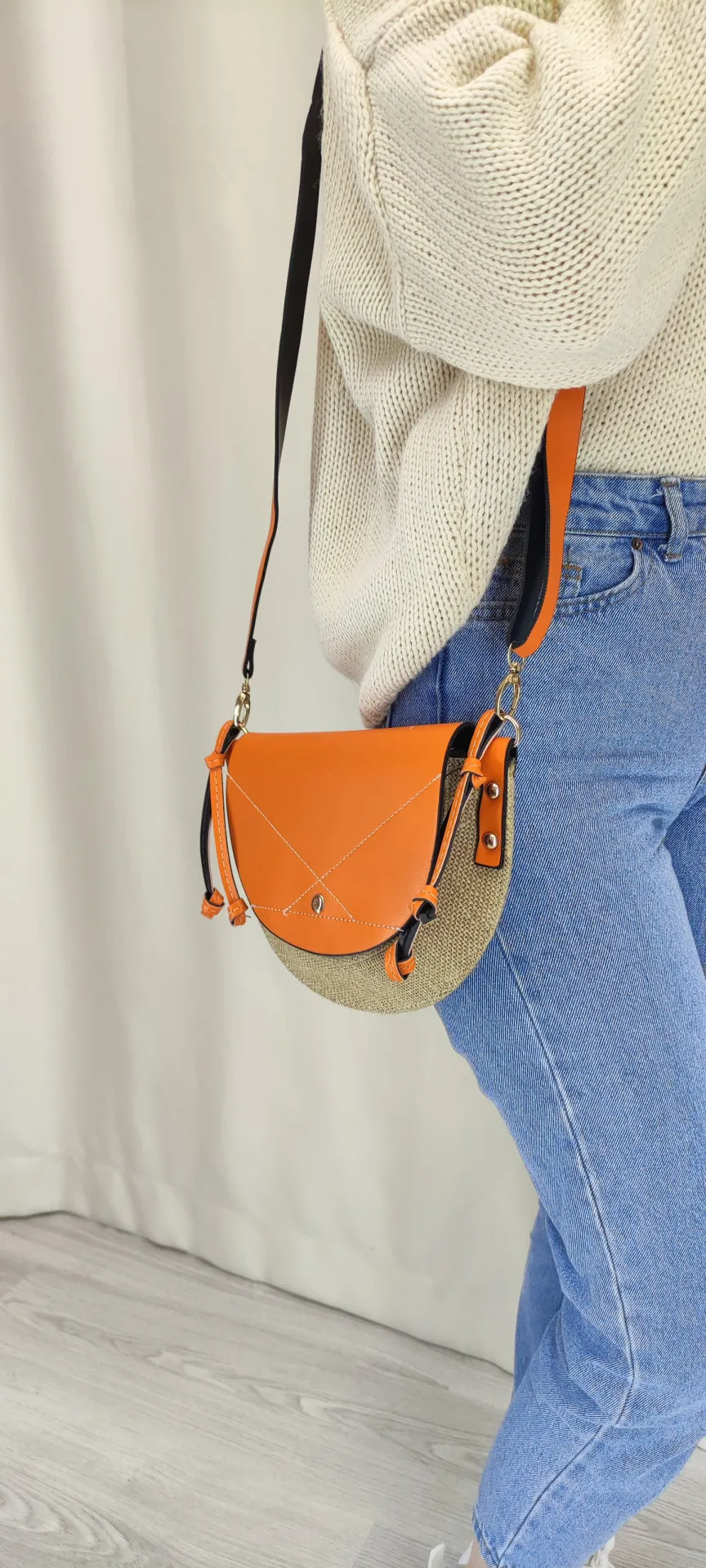 Женская сумка SHK Bag MYZ000OKN Оранжевая#3