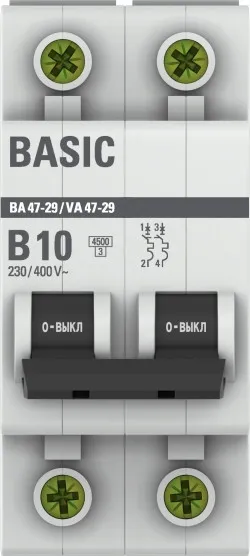 Автоматический выключатель 2P 25А (B) 4,5кА ВА 47-29 Basic#2