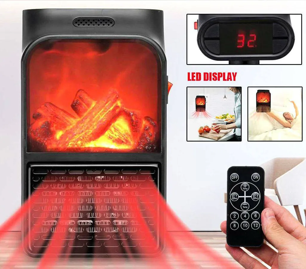 Мини обогреватель-камин Flame Heater 900 W#2