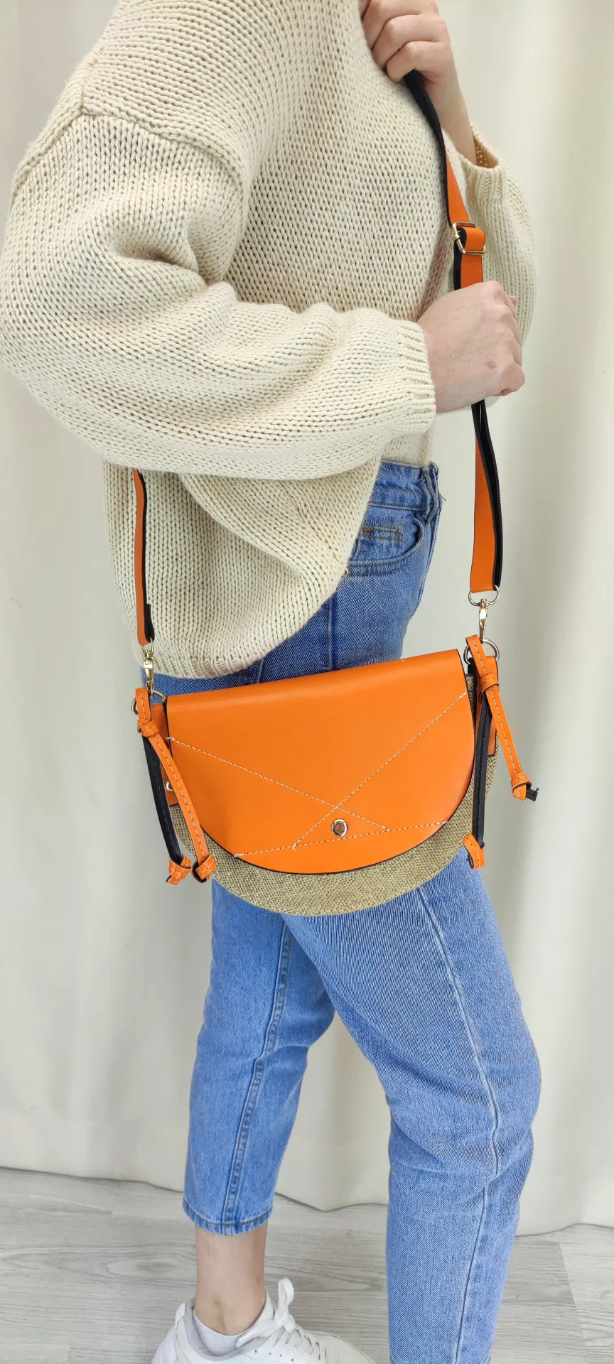 Женская сумка SHK Bag MYZ000OKN Оранжевая#2